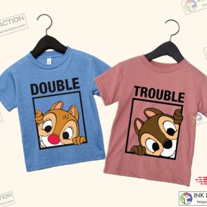Chip and Dale Shirt, Double Trouble Shirt, Disney Couple Shirt