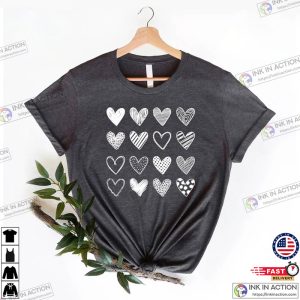 Couple Shirt Valentines Day Shirt Heart T shirt 3