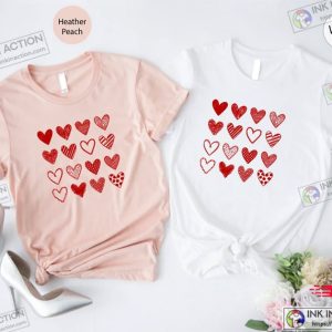 Couple Shirt Valentines Day Shirt Heart T shirt 5