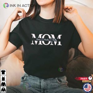 Custom Mom Shirt With Kids Names Personalized Mom Shirt Mothers Day Shirt 2