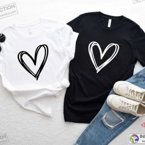 Cute Heart T shirt Cute Valentine Shirt 1