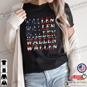 Cute Wallen Shirt American Flag Country Music T shirt 1