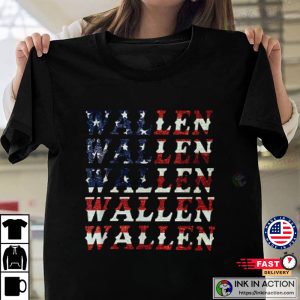 Cute Wallen Shirt American Flag Country Music T shirt 4