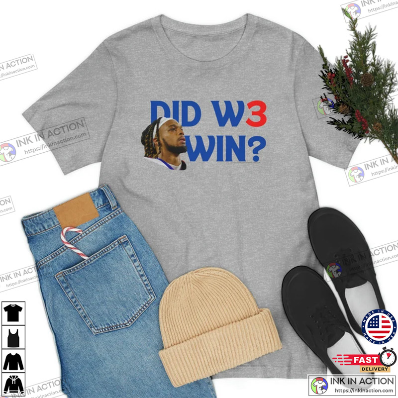 Did We Win buffalo 3 Unisex T-Shirt, Buffalo Bills, Damar Hamlin T-shirt -  Ink In Action