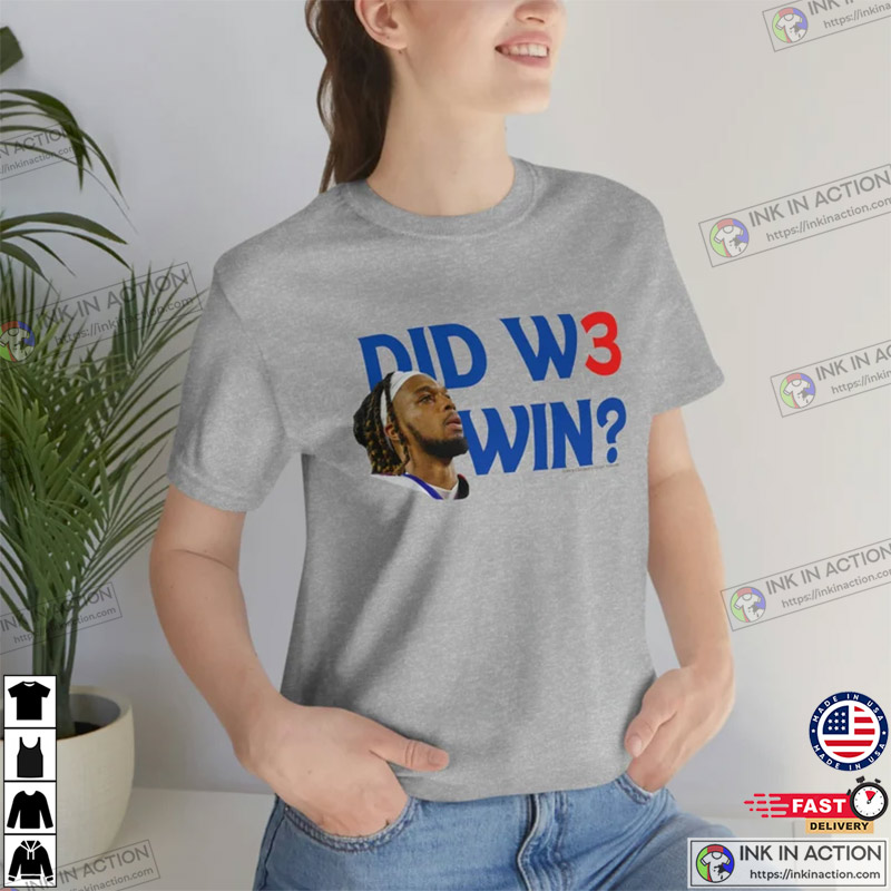 Did We Win buffalo 3 Unisex T-Shirt, Buffalo Bills, Damar Hamlin T-shirt -  Ink In Action