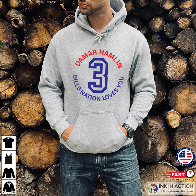 Love For 3 Damar Hamlin Shirt, Buffalo Bills Show Some Love Tee - Bring  Your Ideas, Thoughts And Imaginations Into Reality Today