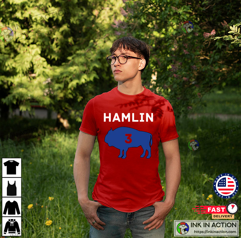 Damar Hamlin 3 Buffalo Bills Classic T-Shirt - Ink In Action