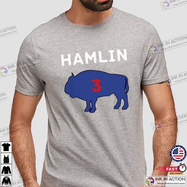 Damar Hamlin 3 Buffalo Bills Classic T-Shirt