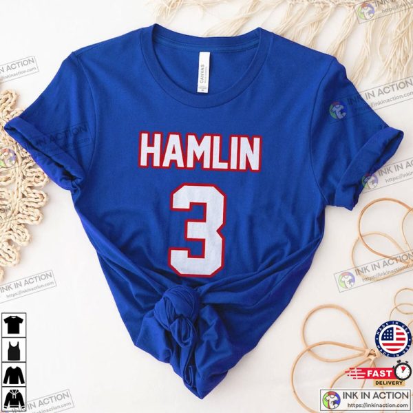 Damar Hamlin Fan T-Shirt, Damar Hamlin T-Shirt