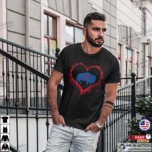 Damar Hamlin Heart 3 Unisex T shirt 4