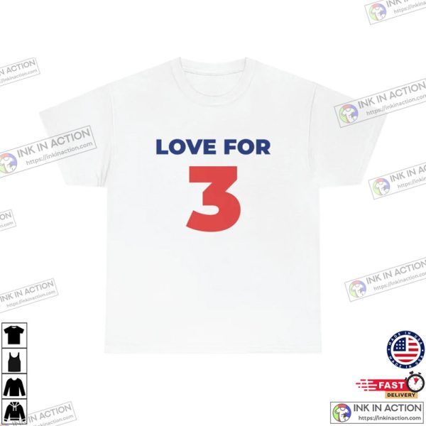 Damar Hamlin Shirt, Love for 3 T-Shirt