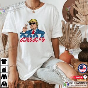 Donald Trump 2024 Christmas Wish Design Unisex T shirt 2
