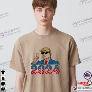 Donald Trump 2024 Christmas Wish Design Unisex T shirt
