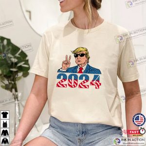Donald Trump 2024 Christmas Wish Design Unisex T shirt 5