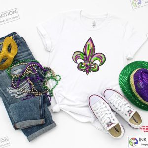 Fleur De Lis Shirt Mardi Gras Shirt 1