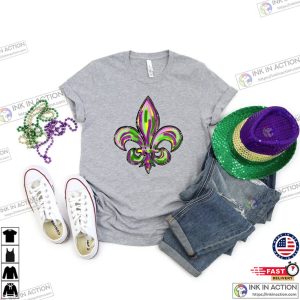 Fleur De Lis Shirt Mardi Gras Shirt 2