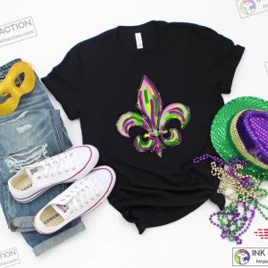 Fleur De Lis Shirt Mardi Gras Shirt 3