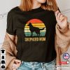 German Shepherd Mom Mother’s Day Retro T-Shirt