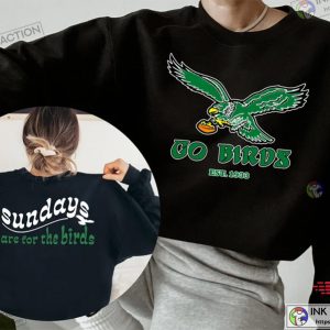Go Birds Vintage Eagles 2 Sides Shirt