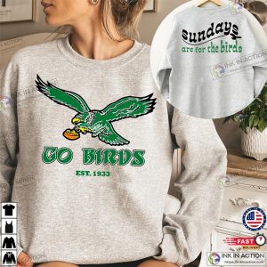 Go Birds Vintage Eagles 2 Sides Shirt
