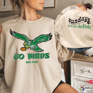 Go Birds Vintage Eagles 2 side Shirt 3