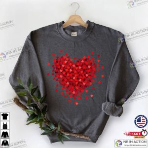 Hearts Valentines Day ShirtValentines Day Shirts For Women 4