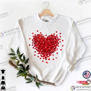 Hearts Valentines Day ShirtValentines Day Shirts For Women 5
