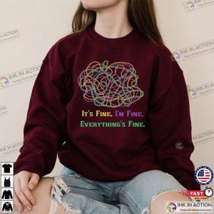 It’s Fine I’m Fine Everything Is Fine Shirt, Mardi Gras Shirt