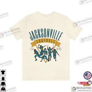 Jacksonville Jaguars Football Vintage T shirt 2