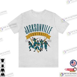 Jacksonville Jaguars Football Vintage T shirt 4