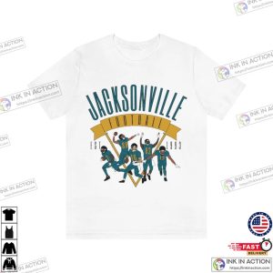 Jacksonville Jaguars Football Vintage T shirt 5