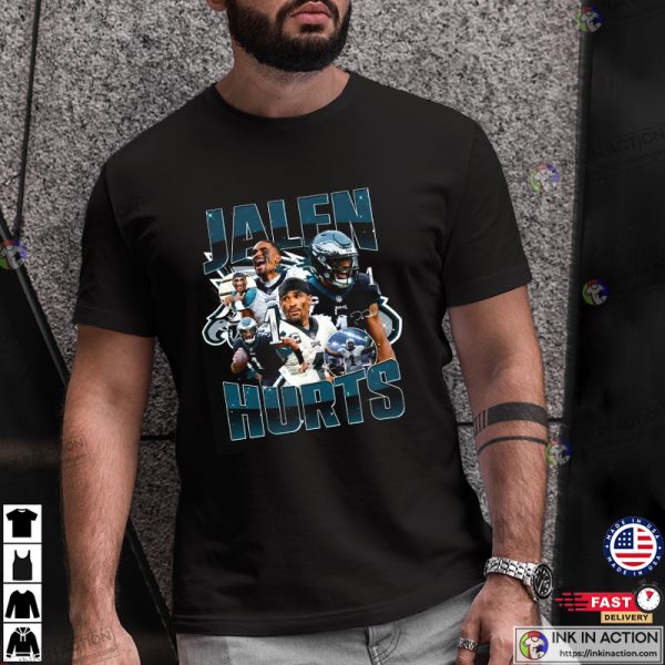 Jalen Hurts Philadelphia Eagles T-shirt, Vintage Jalen Hurts Graphic Tee