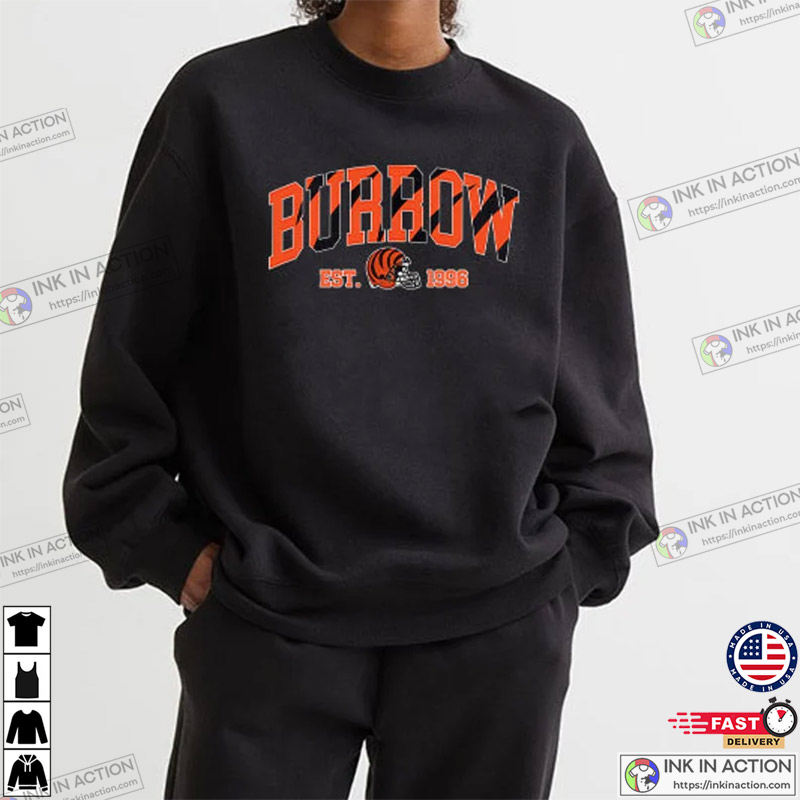 Cincinnati Bengals Football Vintage Crewneck Sweatshirt For Joe