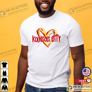 Kansas City FootballHeart Kansas City Chiefs Shirt 1