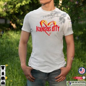 Kansas City FootballHeart Kansas City Chiefs Shirt 2