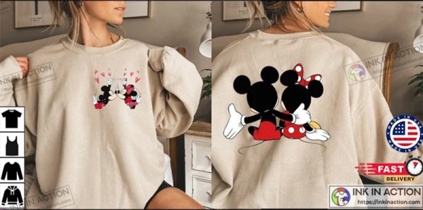 LOVE Disney Matching Couple Shirt, Valentine Matching
