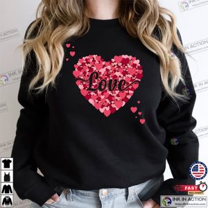 Love With Hearts Valentines Day Shirt Valentines Day Shirt 1