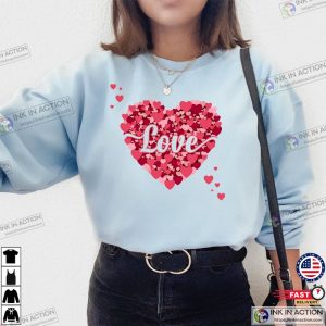 Love With Hearts Valentines Day Shirt Valentines Day Shirt 2