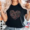 Love In All Languages Heart Shape Shirt, Multiple Languages Love Valentine’s Day T-shirt