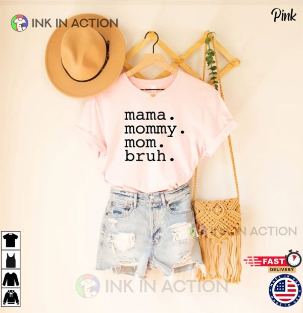 Mama Mommy Mom Bruh Shirt, Blessed Mama, Mother’s Day Gift