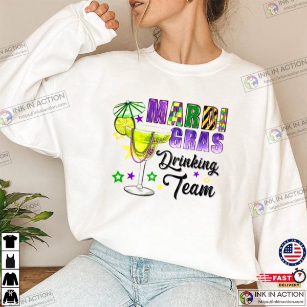 Mardi Gras Drinking Team Shirt