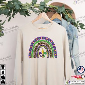 Mardi Gras Shirt, Fat Tuesday Sweatshirt, Rainbow Shirt