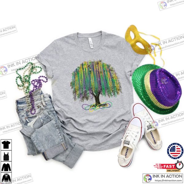 Mardi Gras Tree Shirt, Mardi Gras Carnival Shirt