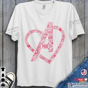 Marvel Avengers Heart Logo Valentine’s Day T-Shirt