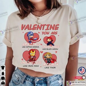 Marvel Valentine Shirt You Are Chibi Style Shirt Valentine Shirt 2