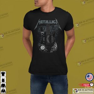 Metallica T Shirt Hammett Ouija Guitar 2