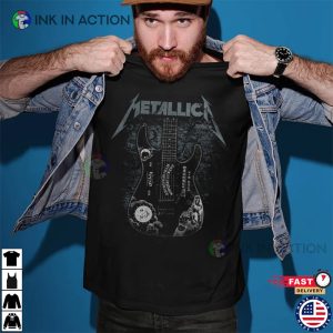 Metallica T Shirt Hammett Ouija Guitar 3