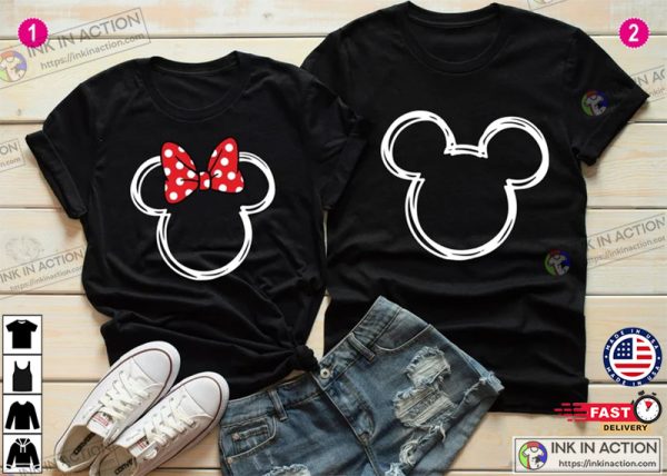 Mickey Minnie Mouse Shirt, Couple Shirt