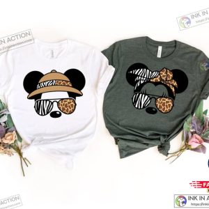 Mickey Minnie safari mode Disney Safari couple shirts 3