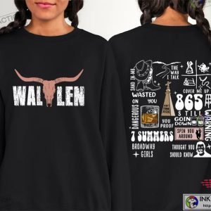 Morgan Wallen Shirt Retro Wallen Western Sweatshirt 2 sides 2